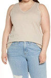 MADEWELL WHISPER COTTON V-NECK TANK