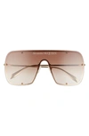 ALEXANDER MCQUEEN 99MM SHIELD SUNGLASSES