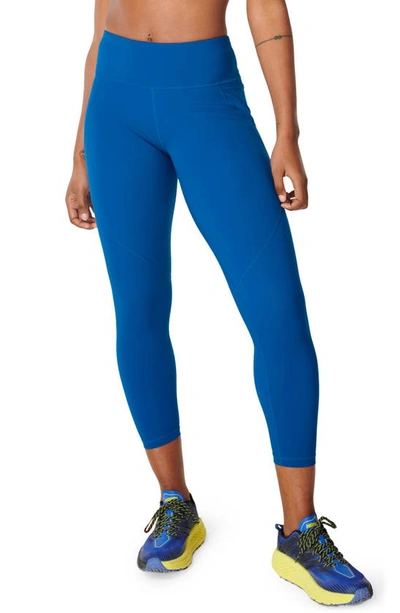 Sweaty Betty Power 7/8 Workout Leggings With Pocket In Oxford Blue