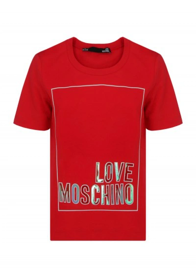Moschino Love T-shirt In Red