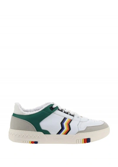 Acbc X Missoni Sneakers In White+green Detail
