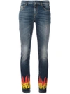 FAITH CONNEXION FLAME PRINT SKINNY JEANS,W5501D0001611739383