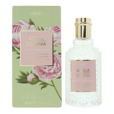 4711 Unisex Acqua Colonia Peony & Sandalwood Edc Spray 1.7 oz Fragrances 4011700748358