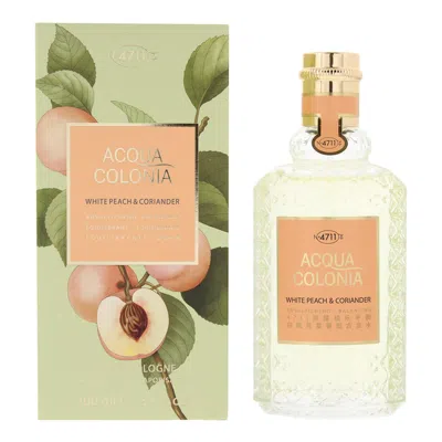 4711 Unisex Acqua Colonia White Peach & Coriander Edc Spray 3.4 oz Fragrances 4011700770243