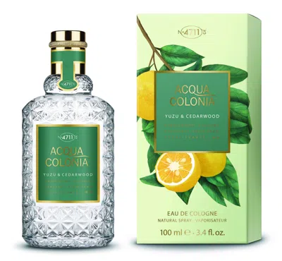 4711 Unisex Acqua Colonia Yuzu & Cedarwood Edc 3.4 oz Fragrances 4011700749294