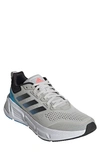 Adidas Originals Questar Running Shoe In Grey One/core Black/grey Three