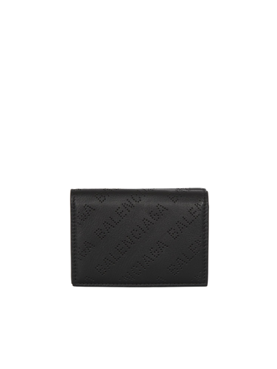 Balenciaga Cash Mini Wallet In Black