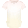 BONPOINT MULTICOLOR T-SHIRT FOR GIRL WITH LOGO