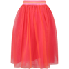Simonetta Multicolor Skirt For Girl In Pink
