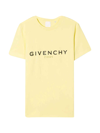 GIVENCHY YELLOW UNISEX T-SHIRT WITH PRINT