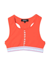 DKNY ORANGE GIRL TOP WITH WHITE DETAILS