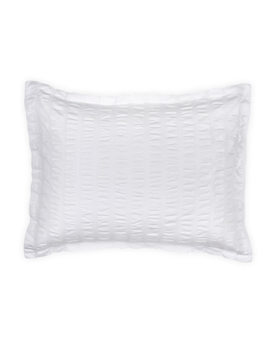 Matouk Panama King Sham In White