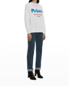 Alexander Mcqueen Alexander Mc Queen Graffiti Sweatshirt In White-mult