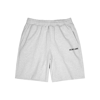 Helmut Lang Grey Core Logo Print Cotton Shorts In Grey
