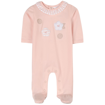 Mayoral Kids' Pink Footed Baby Body