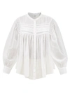 Isabel Marant Étoile Plalia Oversized Cotton Blouse In White