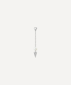 Maria Tash 14ct Short Pearl And Spike Pendulum Charm In White