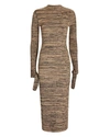 LIVE THE PROCESS MARLED RIB KNIT MIDI DRESS