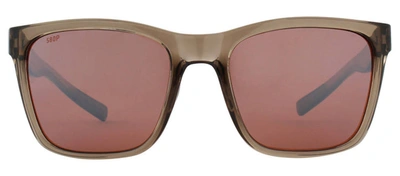 Costa Del Mar Panga Pag 258 Oscp Wayfarer Polarized Sunglasses In Silver
