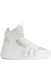 GIUSEPPE ZANOTTI TALON HI-TOP PANELLED SNEAKERS