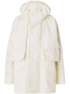 BURBERRY PERFORATED LOGO TECHNICAL OVERSIZED PARKA