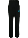 Billionaire Boys Club Logo Print Cotton Track Pants In Black
