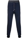 Etro Logo-tape Track Trousers In Blue