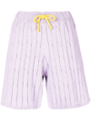 JOSHUA SANDERS CABLE-KNIT DRAWSTRING SHORTS