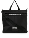 VERSACE JEANS COUTURE EMBOSSED-LOGO TOTE BAG