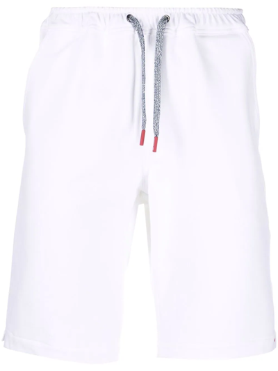 Kiton Drawstring-waist Shorts In White