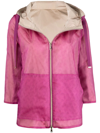 Herno Reversible Hooded Jacket In Pink