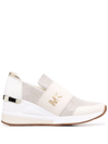 Michael Michael Kors Felix Slip-on Sneakers In Nude