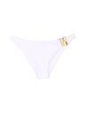 Moschino Logo-plaque Bikini Bottoms In White