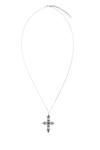 SAINT LAURENT SAINT LAURENT LONG ROMANTIC CROSS CHARM NECKLACE