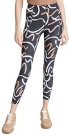 Sweaty Betty Super Soft Printed 7/8 Yoga Leggings In Grey
