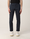 Dondup Gaubert  Trousers In Stretch Cotton In Blue 1