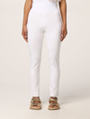 Liviana Conti Woman Pants Cream Size 2 Cotton, Polyamide, Elastane In White