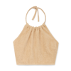 Terry Il Passo Halter Top In Almond