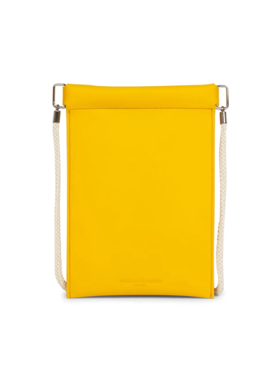 Maison Margiela Crossbody Iphone Pouch Case In Taxi