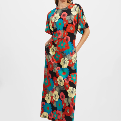 La Doublej Goddess Dress In Ice Poppy