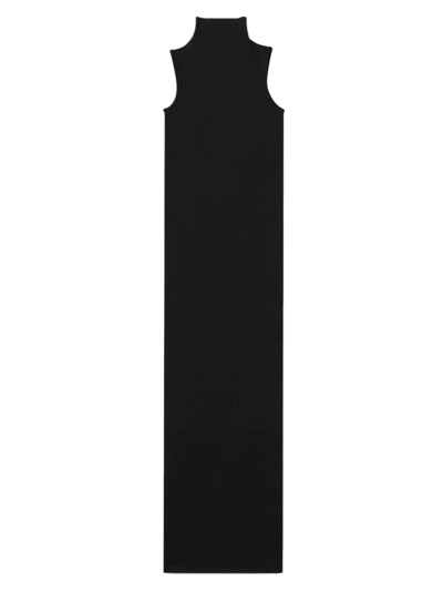 Simon Miller Novo Cut-out Side-slit Maxi Dress In Black