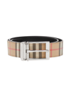 BURBERRY MEN'S LOUIS CHECK-PRINT BELT