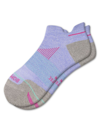 Bombas Wool-blend Running Ankle Socks In Periwinkle Clay