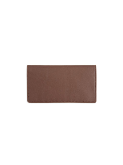 Royce New York Leather Checkbook Wallet