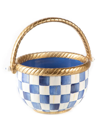 Mackenzie-childs Royal Check Resin Basket