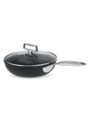 Cristel Castel Pro Ultralu 2-quart Non Stick Sautepan & Lid In Black