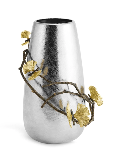 Michael Aram Butterfly Ginkgo Small Vase In Silver