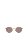 Prada Pr 53ws Satin Pale Gold Male Sunglasses In Satin Pale Gold