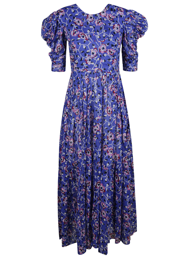 princess polly baby blue dress Blue Contrast Trim Maxi Dress main image 0