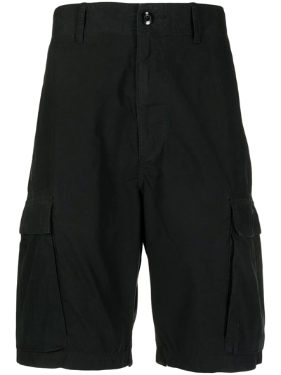 Neighborhood Knee-length Cargo Shorts In Schwarz